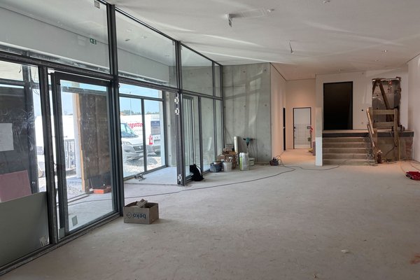 Bild vom Foyer - Baustand 6. August 2026